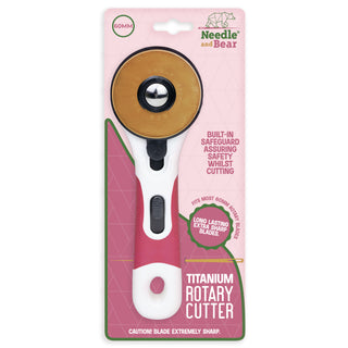 Needle and Bear Ergonomic Soft Grip Rotary Cutter (60mm)