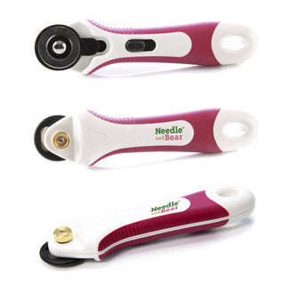 Needle and Bear Ergonomic Soft Grip Rotary Cutter (28mm)
