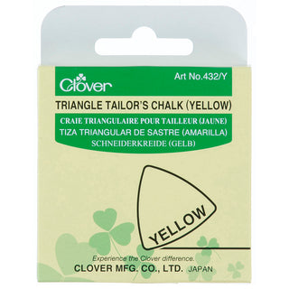 Clover Yellow Triangle Tailor's Chalk