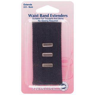 Hemline Navy Waistband Extender Hook