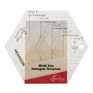 Sew Easy Multi Size Hexagon Quilting Template