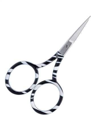 The Quilted Bear Zebra Print Embroidery Scissors (3.5")