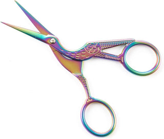 The Quilted Bear Rainbow Embroidery Scissors (4.5")