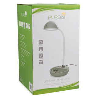 PURElite LED Hobby Lamp with Accessories Tray