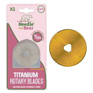 Needle and Bear Titanium Rotary Blades (1 x 45mm)