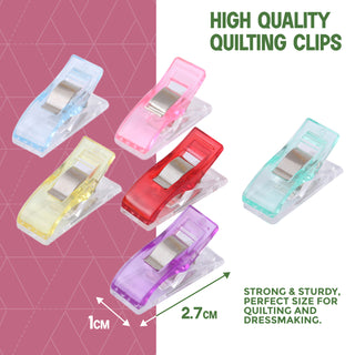 Needle and Bear Quilting Clips (50 Pack)