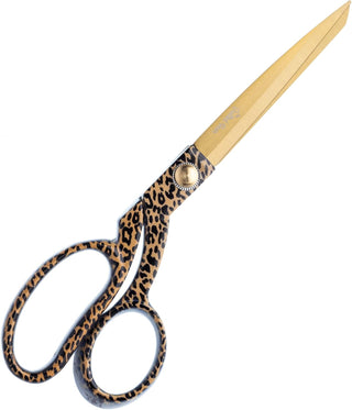 The Quilted Bear Leopard Print Fabric Scissors (8.5")