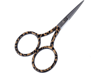 The Quilted Bear Leopard Print Embroidery Scissors (3.5")