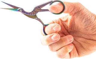 The Quilted Bear Rainbow Embroidery Scissors (3.5")