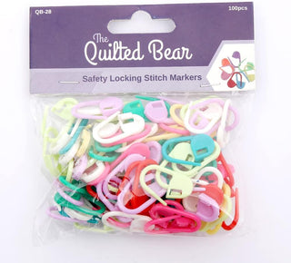 The Quilted Bear Locking Stitch Markers (20 Pack)