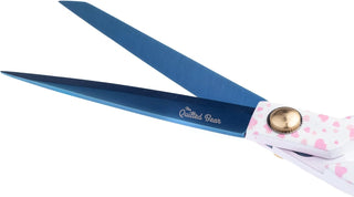 The Quilted Bear Pink Hearts Fabric Scissors (8.5")