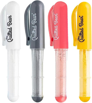 The Quilted Bear Chalk Fabric Markers (Red, White, Silver & Yellow)