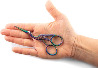 The Quilted Bear Rainbow Embroidery Scissors (4.5")