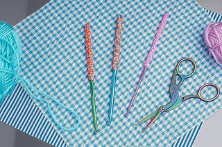 The Quilted Bear Floral Crochet Hooks (7mm Hook)