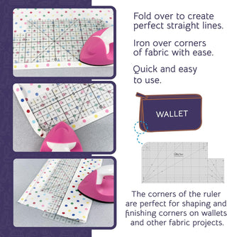 The Quilted Bear Hot Ironing Ruler (6" x 6")