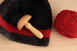 The Quilted Bear Wooden Darning Mushroom