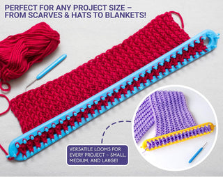 The Quilted Bear Long Knitting Loom Set