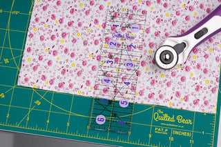 The Quilted Bear Non-Slip Acrylic Quilting Rulers (3.5" x 18.5")