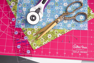 The Quilted Bear Non-Slip Acrylic Quilting Rulers (0.5" x 8")