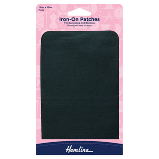 Hemline Iron-On Cotton Twill Patches 10cm x 15cm - Bottle