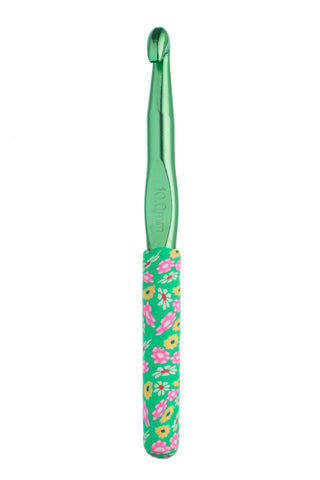 The Quilted Bear Floral Crochet Hooks (10mm Hook)