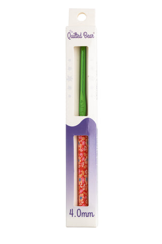 The Quilted Bear Floral Crochet Hooks (4mm Hook)