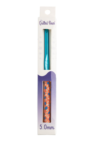 The Quilted Bear Floral Crochet Hooks (5mm Hook)