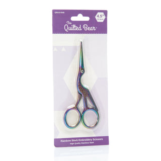 The Quilted Bear Rainbow Embroidery Scissors (4.5")