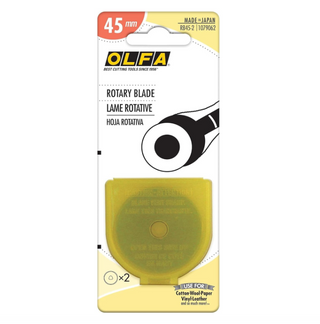 Olfa 45mm Rotary Cutter Replacement Blade 2PK