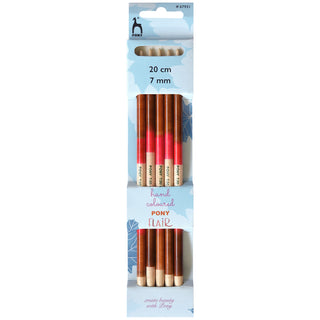 Pony Flair Double Ended Knitting Pins Set of Five 20cm - Full range of sizes available!