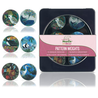 Needle and Bear Pattern Weights for Dressmaking & Sewing (Kay Widdowson - Animals)