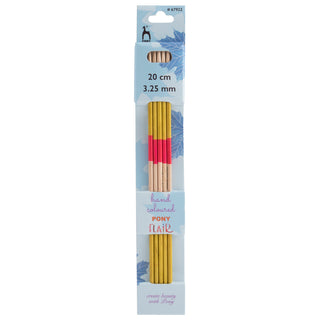 Pony Flair Double Ended Knitting Pins Set of Five 20cm - Full range of sizes available!