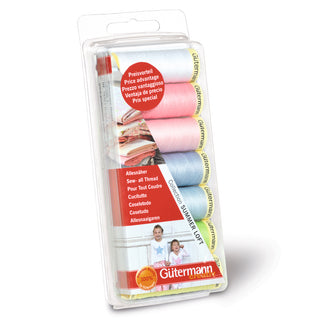 Gutermann Assorted Sew-All Thread 7 x 100m Summer Loft