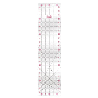 Needle and Bear 6" x 24" Non-Slip Acrylic Quilting Ruler