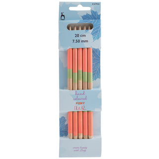 Pony Flair Double Ended Knitting Pins Set of Five 20cm - Full range of sizes available!
