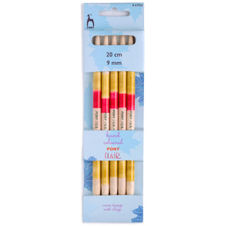 Pony Flair Double Ended Knitting Pins Set of Five 20cm - Full range of sizes available!