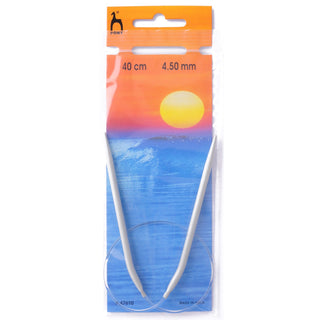 Pony Fixed Circular Knitting Needles 40cm - Full range of sizes available