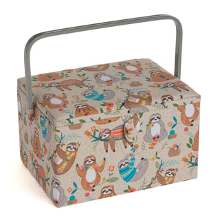 Hobby Gift Sloth Sewing Box (L)  23.5cm x 31cm x 20cm