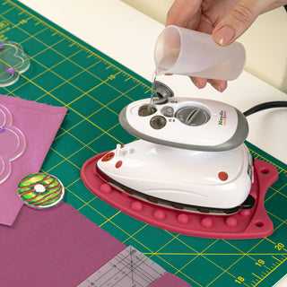 Needle and Bear Mini Silicone Iron Rest (Pink)