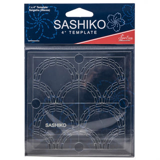 Sew Easy Sashiko Template 4in Shippou (Seven Treasures)