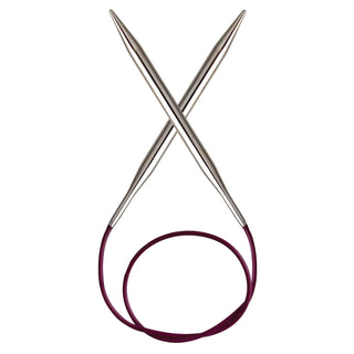 Knit Pro Nova Metal Fixed Circular Knitting Pins 25cm - Full Range of Sizes Available!