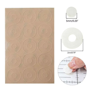 Needle and Bear Non-Slip Adhesive Ruler Grips (15 Pack)