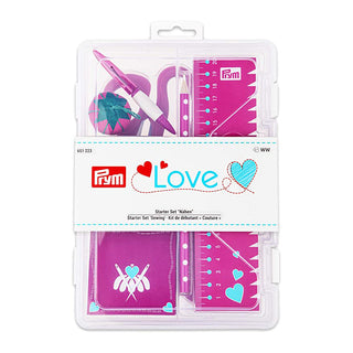 Prym Love Sewing Kit Starter Set Pink
