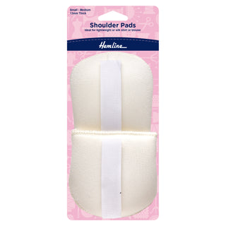 Hemline Small White Shirt/Blouse Shoulder Pads