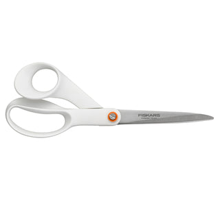 Fiskars 21cm / 8.25in Functional Form White General Purpose Scissors