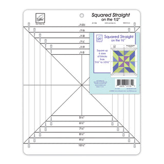 June Tailor Squared Straight Ruler 1/2"