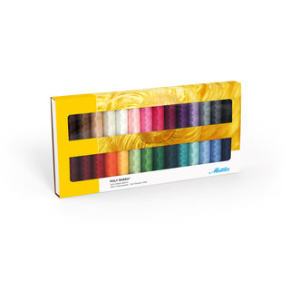 Mettler Polysheen Polyester Machine Embroidery Thread 28 Pack
