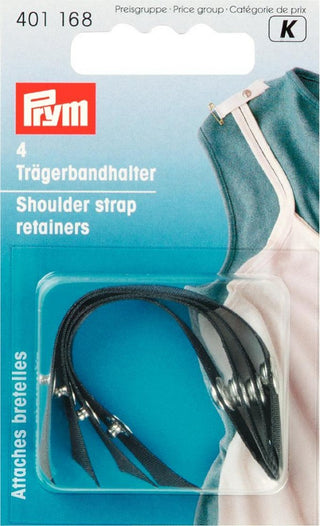 Prym Shoulder Snap Retainers Black