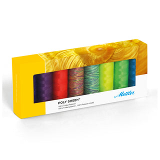 Mettler Poly Sheen Neon Colours 8 Pack