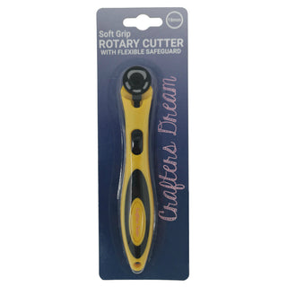 Crafters Dream Soft Grip Rotary Cutter 18mm Yellow